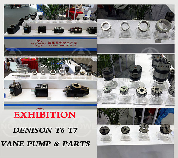 Hydraulic Triple Denison Vane Pumps , High Pressure Vane Pump For Mobile Application