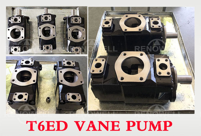 T6ED T6EDM Denison Vane Pumps 1 Year Warranty With Dowel Pin Vane Structure