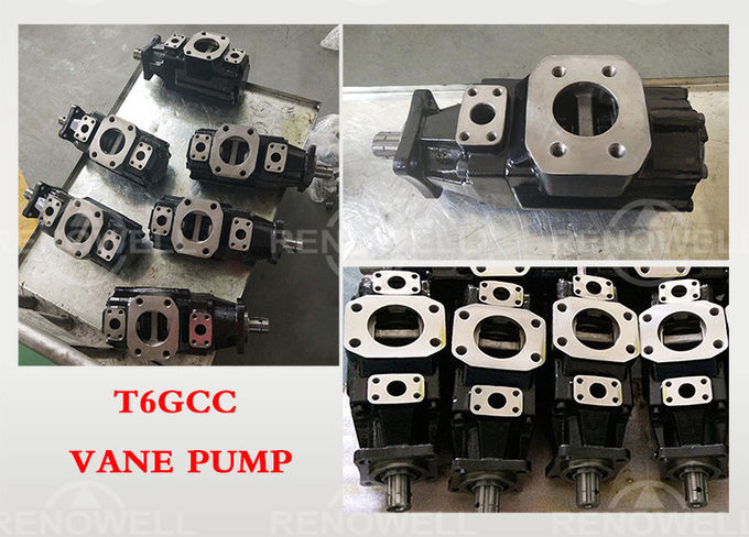 T6GC T6GCC Variable Displacement Vane Pump , Manual Hydraulic Pump For Garbage Truck